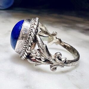 Vintage Handmade Ring Solid 925 Sterling Silver size 8! Good condition!